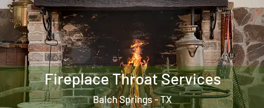 Fireplace Throat Services Balch Springs - TX