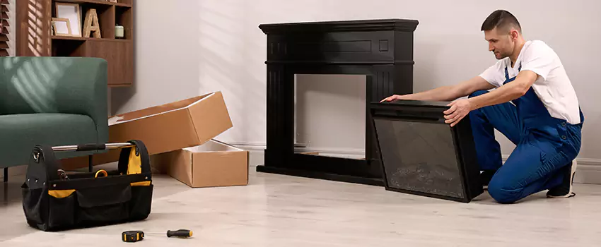 Old Rusted Metal Fireplace Repair And Replacement in Balch Springs, TX